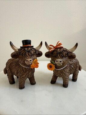 Hobby Lobby Fall Highland Cow Set